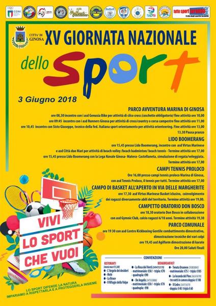XV Giornata dello Sport a Marina di Ginosa: una giornata di sano divertimento senza barriere