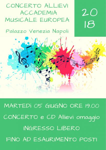 Concerto allievi Accademia Musicale Europea