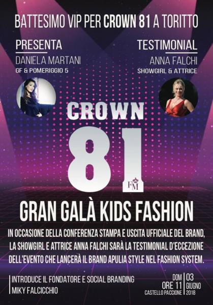 Gran Galà di Kids Fashion con Anna Falchi e Daniela Martani