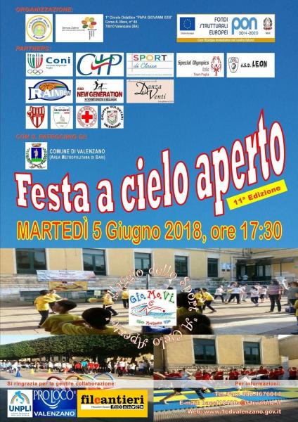 FESTA  A  CIELO APERTO - 11ª Edizione
