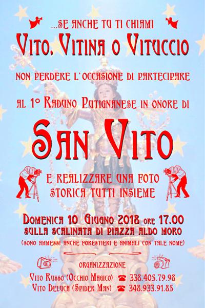 1° Raduno Putignanese in onore di S. Vito