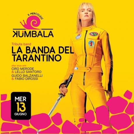 La banda del tarantino in concerto - Omaggio alle musiche dei film di Quentin Tarantino + dj set