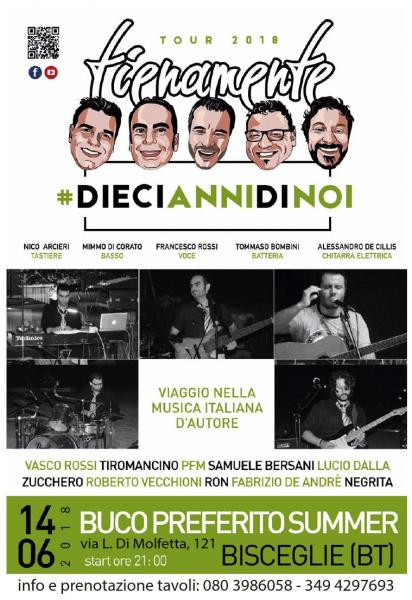 Tienamente - Musica Italiana D'autore a Bisceglie