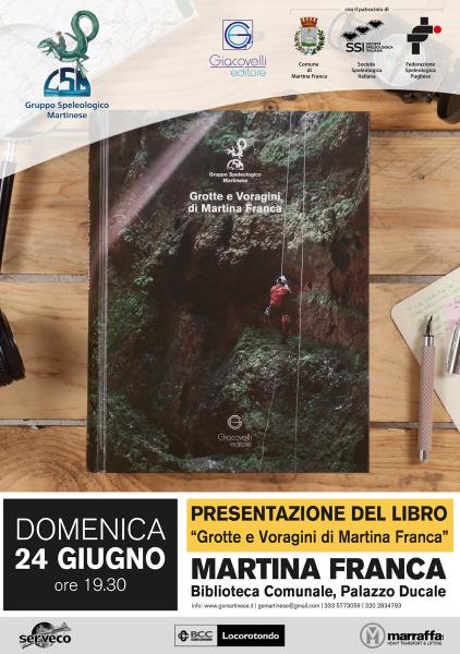 Presentazione del libro "Grotte e voragini di Martina Franca"