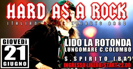 Hard As A Rock AC/DC Tribute at Lido La Rotonda, Santo Spirito BA