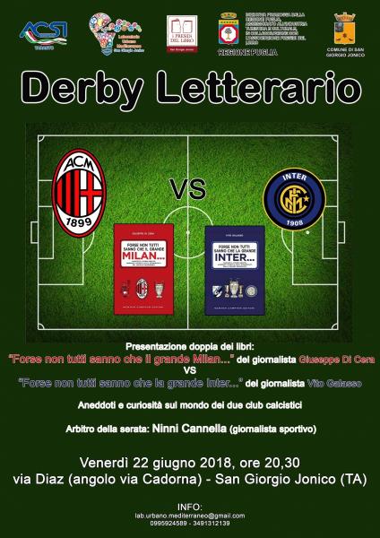 Derby letterario Milan VS Inter