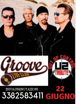 Out of Control U2 Tribute Groove Live Foggia