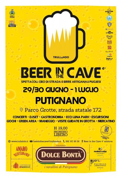 Beer in the Cave 4° edizione spettacoli, cibo di strada e birre artigianali pugliesi