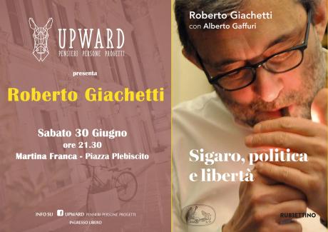 “Sigaro, politica e libertà”  di (e con) Roberto Giachetti e Alberto Gaffuri”