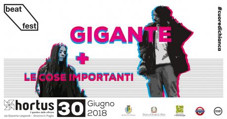 Beat Fest / 30 giugno / Gigante e Le Cose Importanti