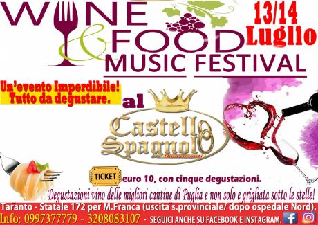 Wine Food Music Festival al Castello Spagnolo
