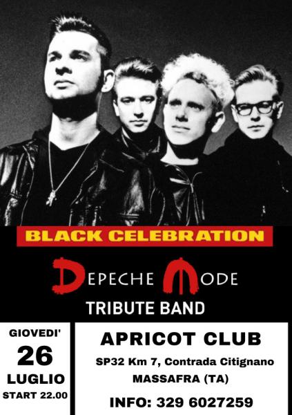 Black Celebration - Depeche Mode Tribute - Live all'Apricot Club