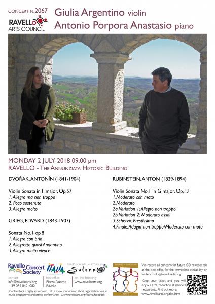 ARGENTINO & PORPORA violin and piano duo