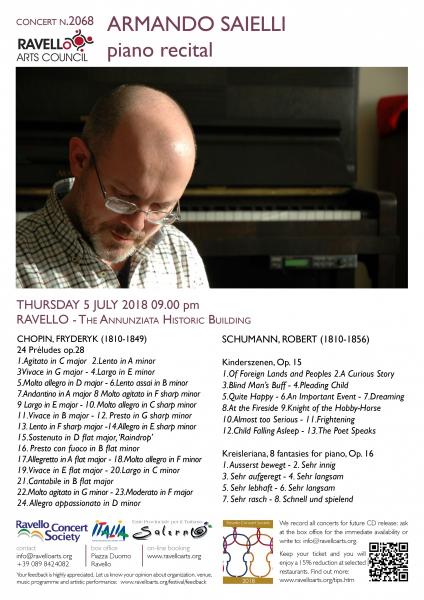 ARMANDO SAIELLI piano recital