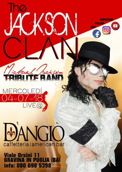 The JACKSON CLAN Live@ DANGIò Caffetteria American Bar