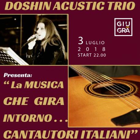 "la musica che gira intorno...cantautori italiani" Doshin Acustic trio