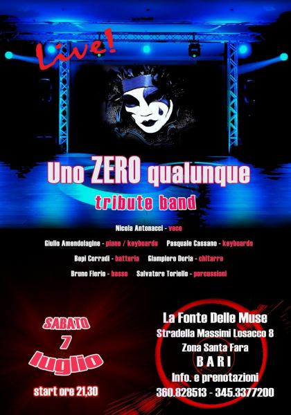 Nino Losito ti invita ad una Magica serata dedicata a "RENATO ZERO" a VILLA LOSACCO!