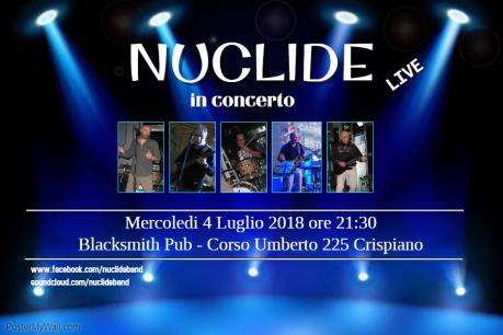 Nuclide live - Concerto rock musica inedita @Blacksmith Pub