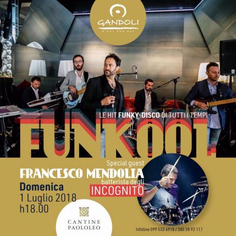 V.A. FUNKOOL + guest FRANCESCO MENDOLIA ( batterista INCOGNITO )