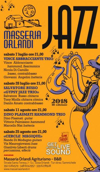 " Masseria Orlandi in Jazz 2018" III* edizione