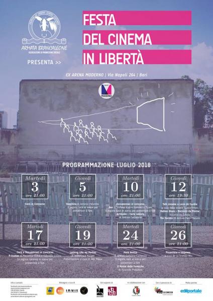 Festa del Cinema in Liberta' - Luglio 2018 - ex Arena Moderno