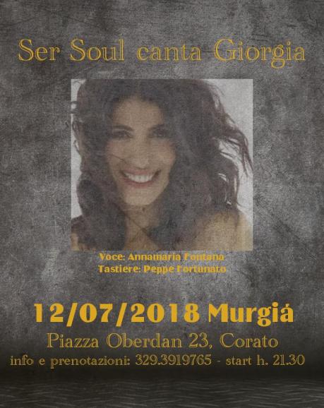 Ser Soul Canta Giorgia - Corato Murgia'