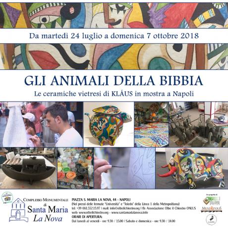 Gli animali della Bibbia - Le ceramiche vietresi di Kláus in mostra a Napoli
