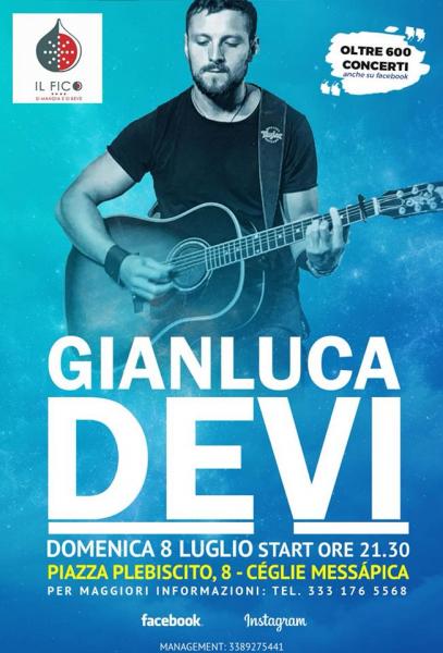 Gianluca Devi - Tributo ai Cantautori Italiani @ Il Fico (Ceglie Messapica)
