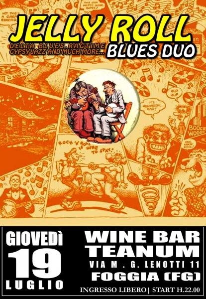 Jelly Roll Blues Duo live