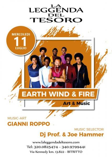 Music-Art Live Painting "EARTH, WIND & FIRE"