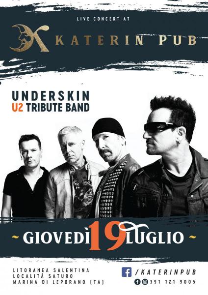 UNDERSKIN - U2 TRIBUTE BAND live at KATERIN PUB