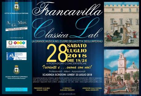 Stagione Artistica A.gi.mus. Al via "Francavilla Classica Lab"