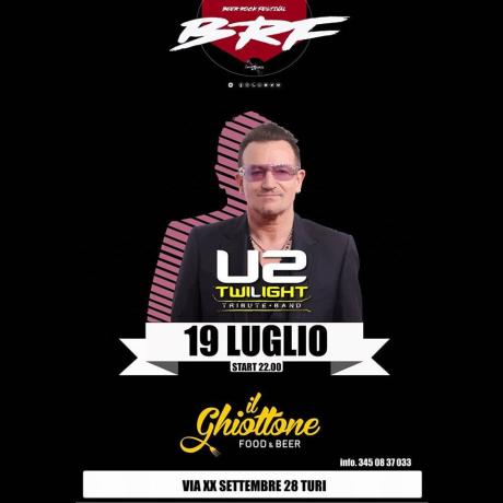 I Twilight U2 tribute band in concerto a Turi