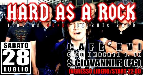 Hard As A Rock AC/DC Tribute at Caffè XVI, San Giovanni Rotondo (FG)