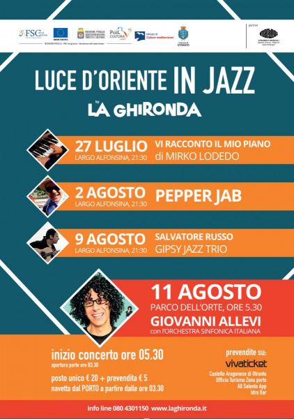 Luce D'Oriente in Jazz - Giovanni Allevi e l'Orchestra Sinfonica Italiana