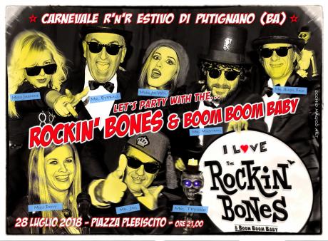 The Rockin' Bones & Boom Boom Baby in concerto al Carnevale Estivo di Putignano