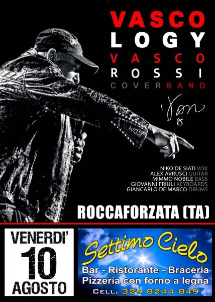 Serata live con i VascoLogy VASCO ROSSI cover band