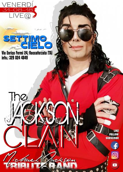 Grande serata live "tribute band Michael Jackson" con The Jackson clan