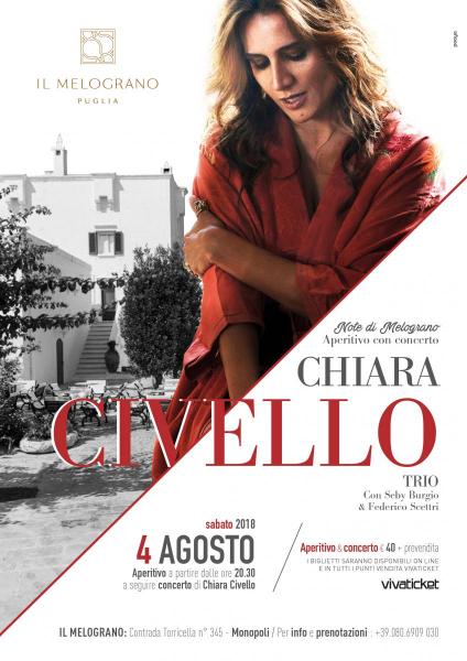 Note di Melograno - Chiara Civello, aperitivo con concerto