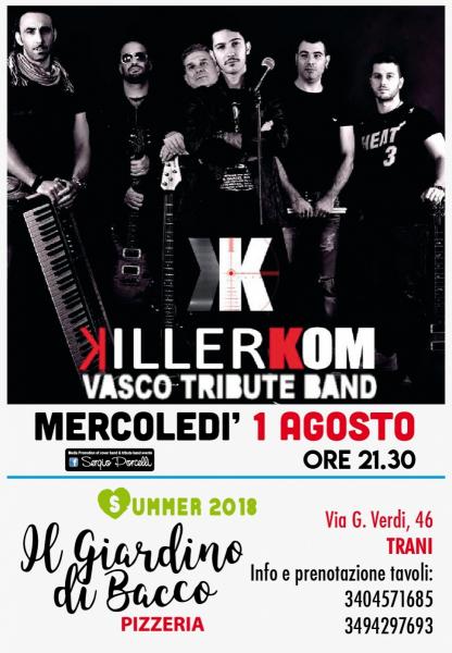 Killerkom Vasco Tribute Band a Giardino di Bacco Trani