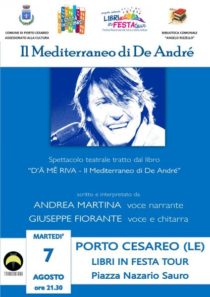 "Il Mediterraneo di De André" a Libri In Festa (spettacolo/presentazione)