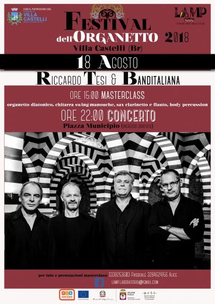 FESTIVAL DELL'ORGANETTO 2018 Riccardo Tesi & Banditaliana