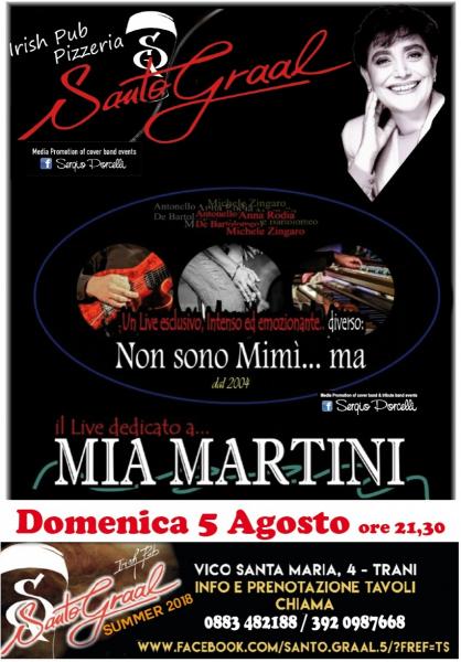 Non sono Mimì ma - Il LIVE dedicato a MIA Martini a Trani