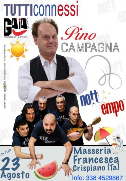 Serata Cabaret con Pino Campagna Masseria Francesca Crispiano