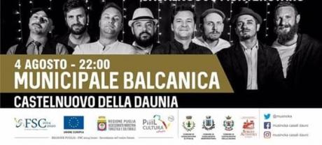 Municipale Balcanica live per Musincka a Castelnuovo della Daunia (FG)