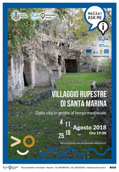 Villaggio rupestre di Santa Marina ...dalla vita in grotta al borgo medievale
