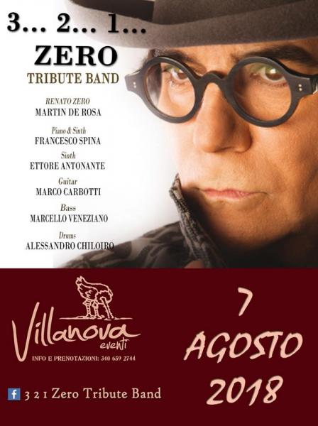 Rassegna "I grandi autori della musica italiana": Omaggio a Renato Zero con 3...2...1...ZERO in concerto