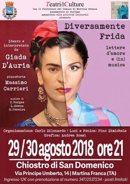 "Diversamente Frida" - con Giada D'Auria e Massimo Carrieri