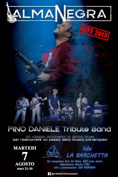 ALMANEGRA Pino Daniele Tribute Band al Ristorante LIDO LA BARCHETTA