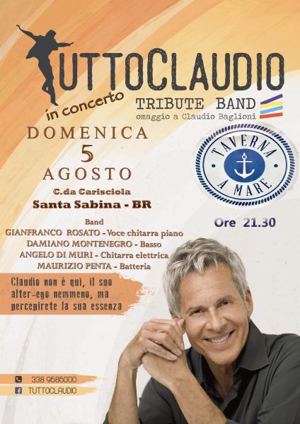 TUTTOCLAUDIO Tributeband Claudio Baglioni